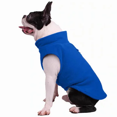 - Dog anti-slip matChihuahua or Small Dog Fleece Jumper with D Rings For Leash Blue