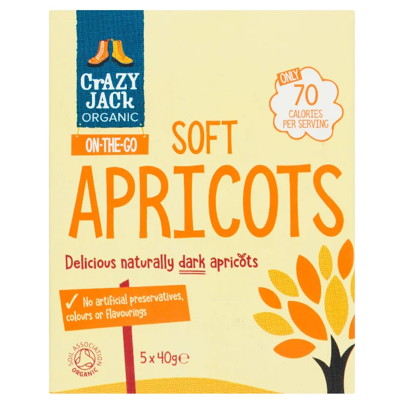 - Organic cotton dog bibsCrazy Jack Organic Soft Apricots 5 x 40g