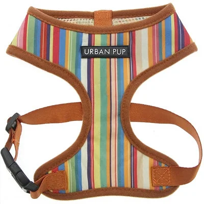 - Pet stroller can be taken on the planeUrban Pup Henley Striped Tan Harness