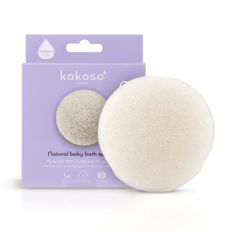 - Teething and chewing toys for puppiesKokoso Natural Konjac Baby Bath Sponge