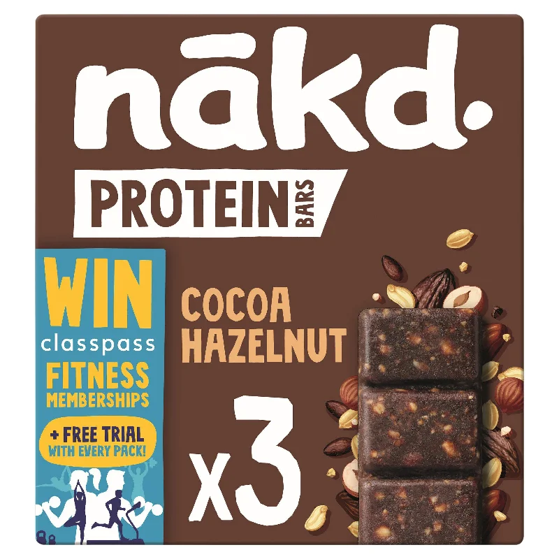 - Summer pet ice matNakd Cocoa Hazelnut Protein Bars 3x45g