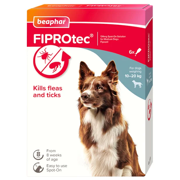 - Pet smart GPS locatorBeaphar Fiprotec Spot On Flea / Tick Treatment Solution for Medium Dogs Packs 1/4/6