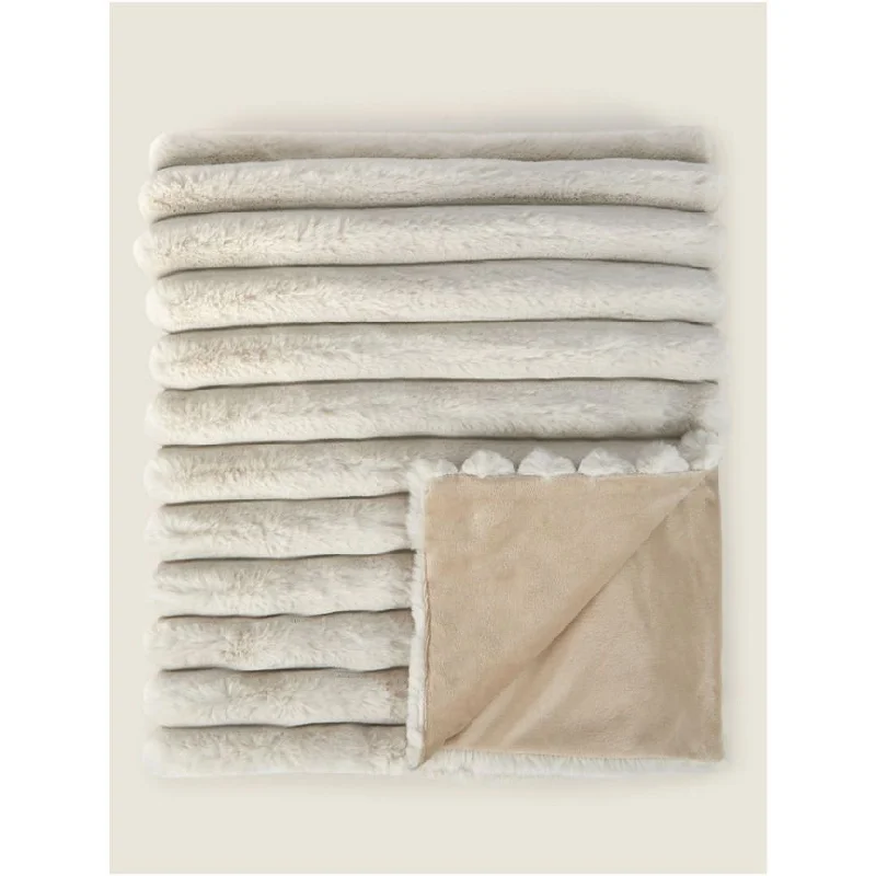 - Hamster silent running wheel to prevent chewingGeorge Home Natural Ribbed Faux Fur Throw