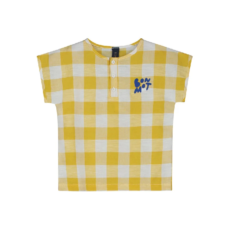 - Organic cotton dog bibsBonmot Saffron Check Shirt