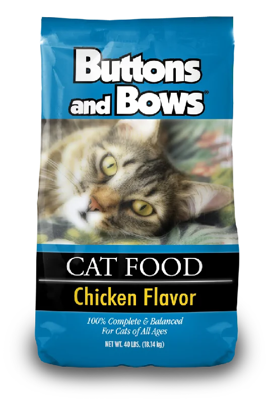    - Natural ingredient cat food  Buttons & Bows® Chicken Flavor Cat Food