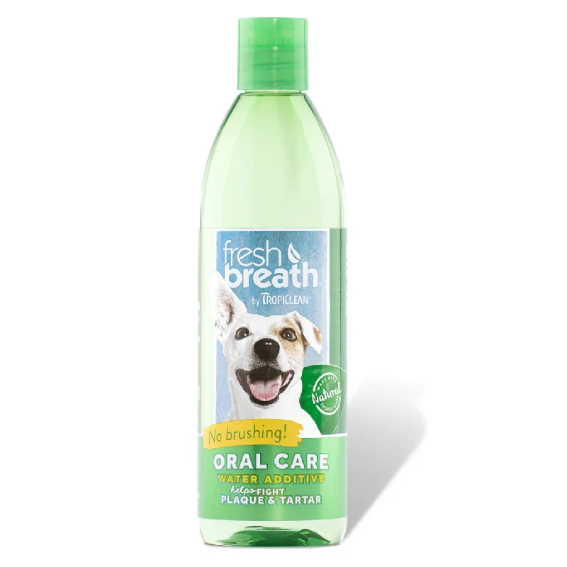 - Automatic induction pet water dispenserTropiclean Fresh Breath Oral Dental Care Water Additive for Dogs 473ml