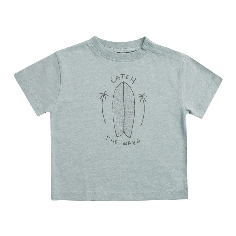 Pet ProductsRylee and Cru Blue Relaxed Tee - Catch The Wave