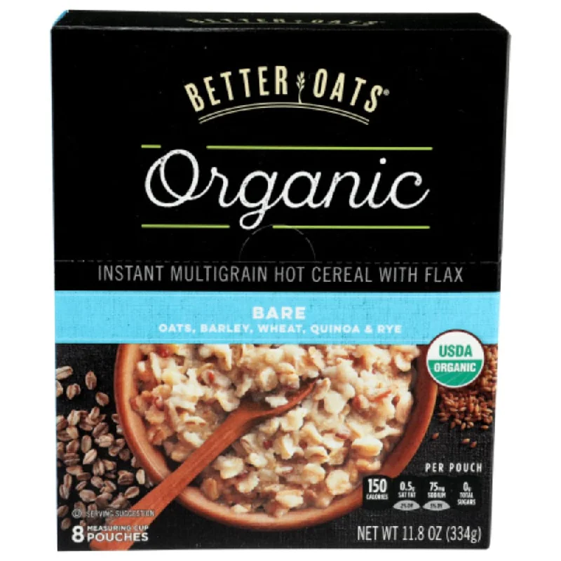 - Organic cotton dog bibsBetter Oats - Oatmeal Instant Bare Oats, Barley, Wheat, Quinoa & Rye, 11.8 oz