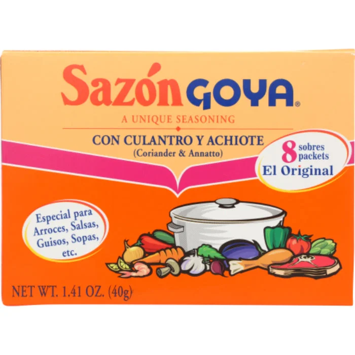  -Splash-proof food bowl AND Anti-choking slow food bowlGoya - Sazon Cilantro Achiote 8 Piece, 1.41 Oz (Pack of 36)