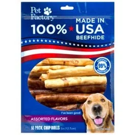 - Pet tear stain cleaning wipesDog Treats, American Beefhide Rawhide Chips Rolls, Assorted Flavors, 18-Pk.