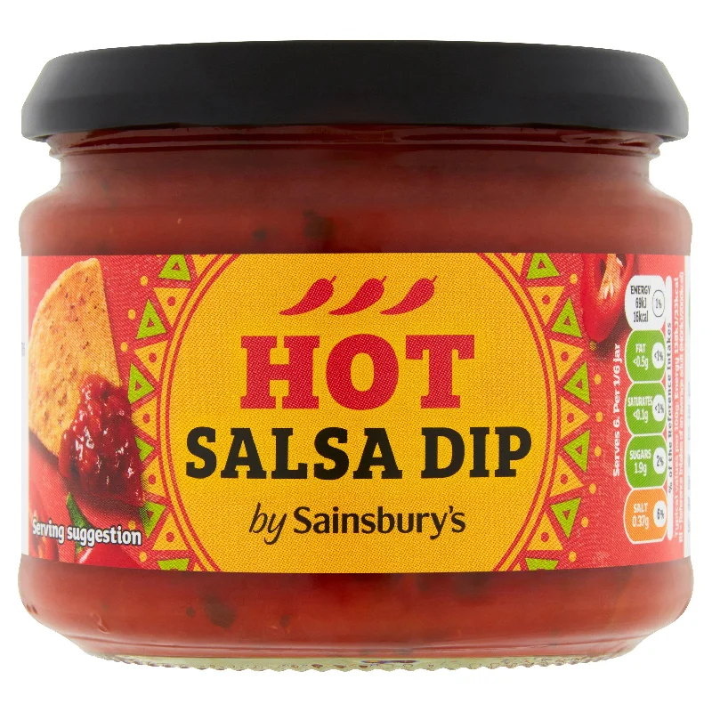 ---Sainsbury's Hot Salsa Dip 300g