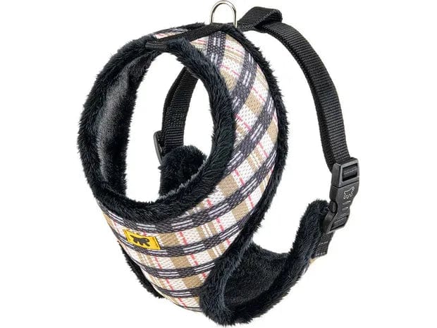 - Pet stroller can be taken on the planeNIKITA FUR HARNESS TARTAN