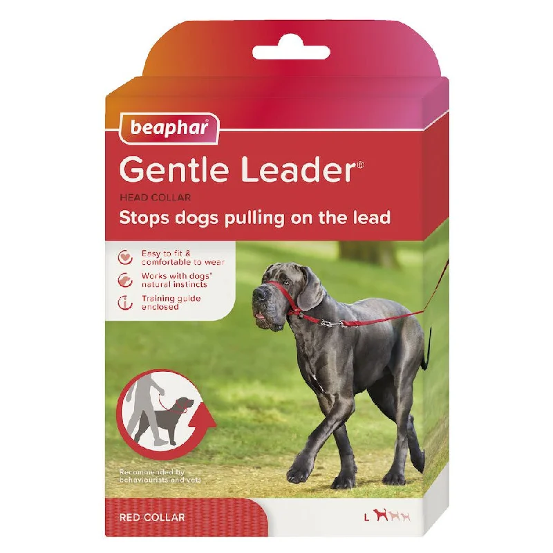 - Dog disposable foam shower gelBeaphar Gentle Leader Head Collar Dog Lead STOPS Pulling Red 3 Sizes