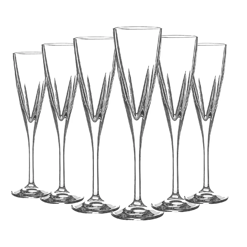  -Anti-scratch scratching board AND cat bed in one170ml Fusion Champagne Flutes - Pack of Six - By RCR Crystal