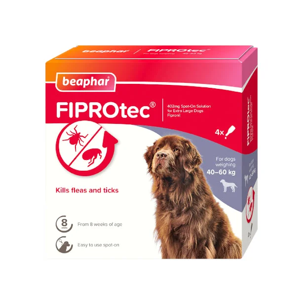 - Pet electric nail grinder silent modelBeaphar Fiprotec Spot On Flea / Tick Treatment Solution for X-Large Dogs Packs 1/4