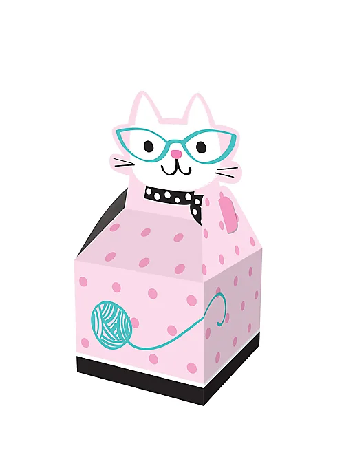    - Outdoor cat food  Purr-fect Cat Party Favor Boxes | 8ct