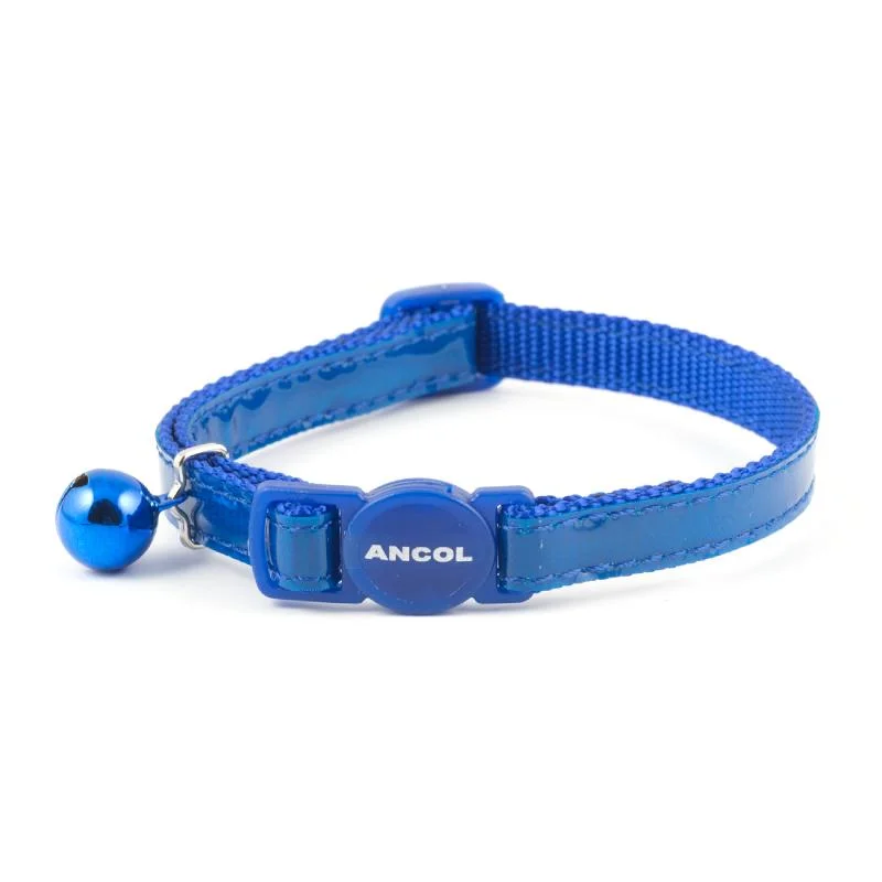 Pet ProductsCat Collar Ancol Gloss Reflective Safety Blue