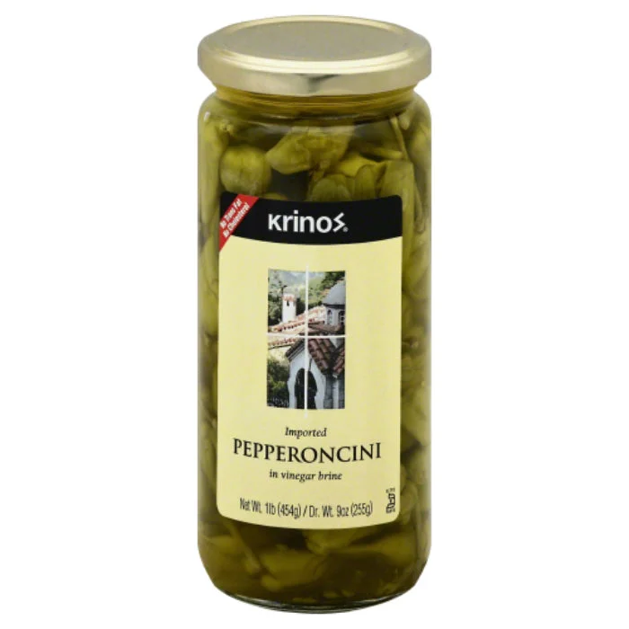 - Car dog seat beltKrinos - Pepperoncini, 16 Oz - Pack of 6