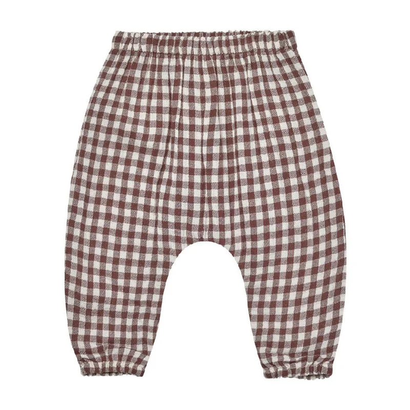  -Anti-slip claw protection raincoat FOR dogsQuincy Mae Plum Gingham Woven Pant