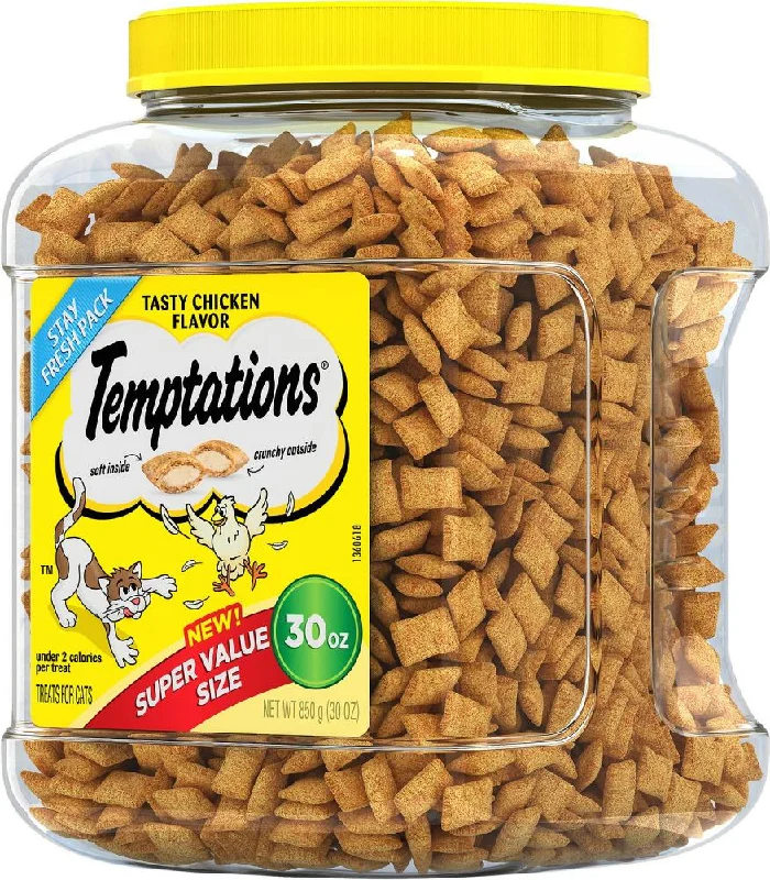    - Fish-based cat food  Temptations Tasty Chicken Flavor Cat Treats (3-oz)