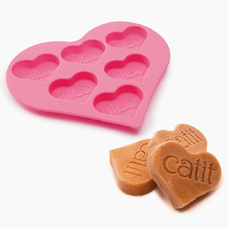 - Pet stroller can be taken on the planeCatit Creamy Heart-Shaped Silicone Ice Tray