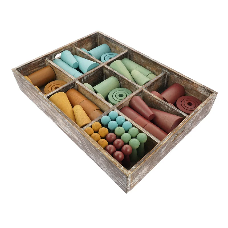 - ​​Pet toys under    yuanPapoose Toys Wooden Earth Tinker Tray School Set