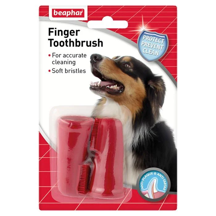 - Pet vitamin complex nutrition tabletsBeaphar Finger Toothbrush for Dogs Pack of 2