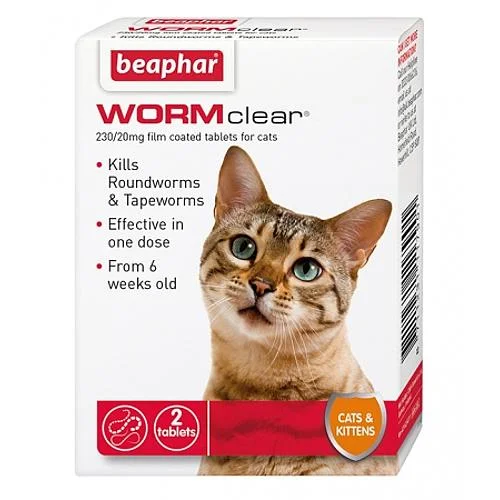 - Automatic induction pet water dispenserBeaphar WORMclear for Cats Worming Tablets x 2