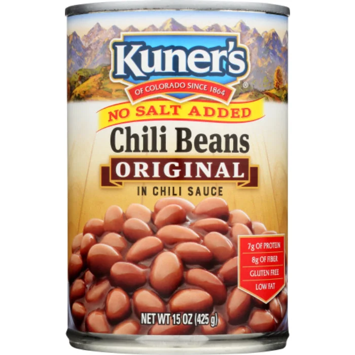 - Air box TSA certified check-inKuner's - Chili Beans No Salt, 15 Oz - Pack of 12