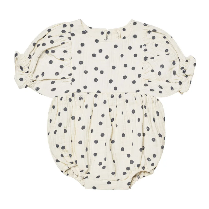 - Dog anti-slip matQuincy Mae Navy Dot Cosette Romper