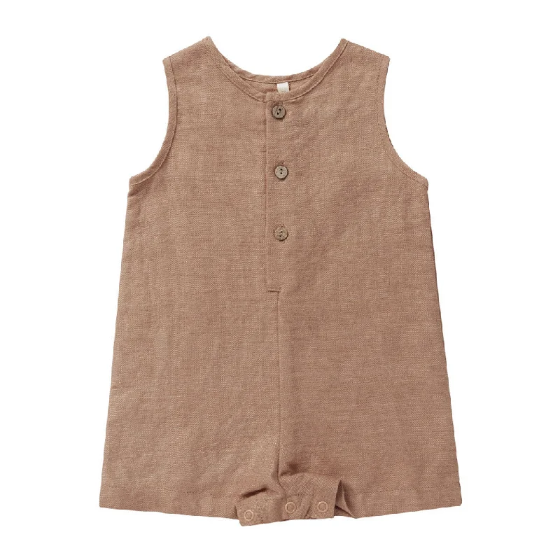 ---Rylee and Cru Clay Maverick Romper - Clay