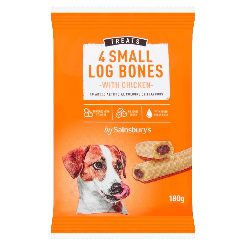 Pet ProductsSainsbury's Dog Treats, Mini Log Bones x4