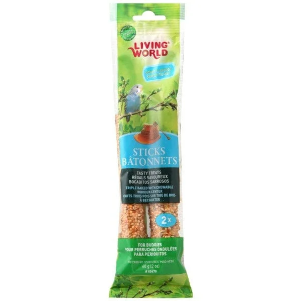  . **Brand-Related**  - Dog food for pregnancy and lactationLiving World Fruit Flavor Budgie Treat Sticks