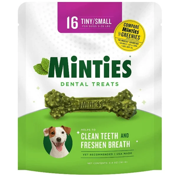    - Cat food discounts and promotions   -High-fiber dog foodMinties Tiny/Small Dental Bones for Dogs