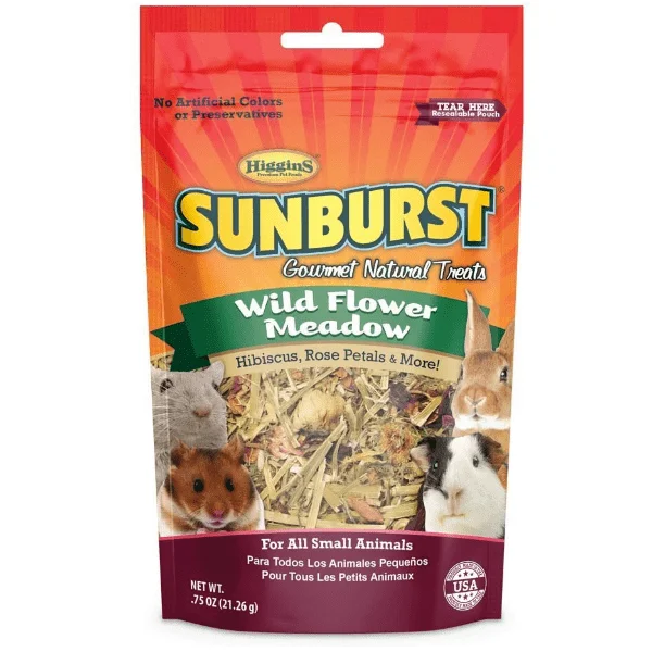    - Cat food nutritional analysis  - Dog food helps the digestive systemSunburst Wild Flower Meadow Gourmet Natural Treats for Small Animals